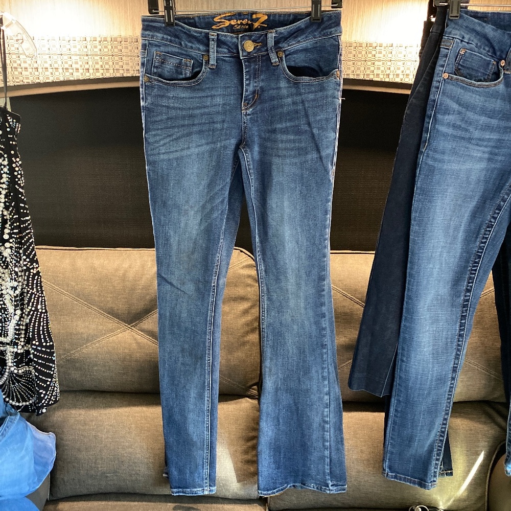 Seven jeans 3 pairs size 6